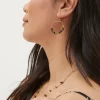 Semi Precious Stone Hoops
