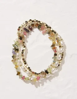 Semi Precious Stretch Bracelet
