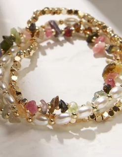 Semi Precious Stretch Bracelet