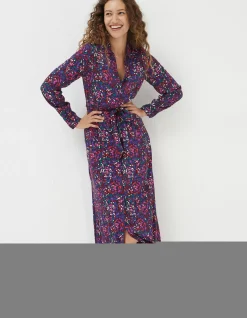 Serena Abstract Midi Dress