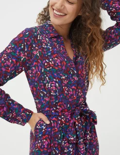 Serena Abstract Midi Dress