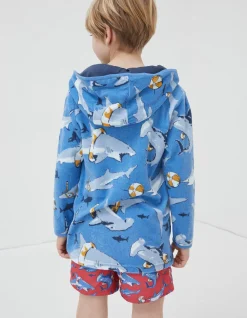 Shark Towelling Poncho