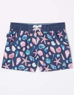 Shell Print Swim Shorts