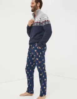 Shelter Stevie Sheep Print Pyjama Bottoms