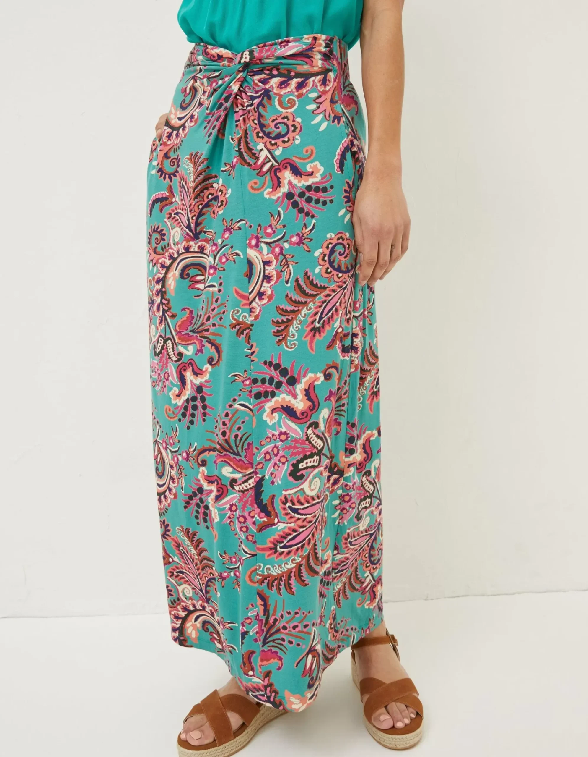 Shona Festival Jersey Maxi Skirt