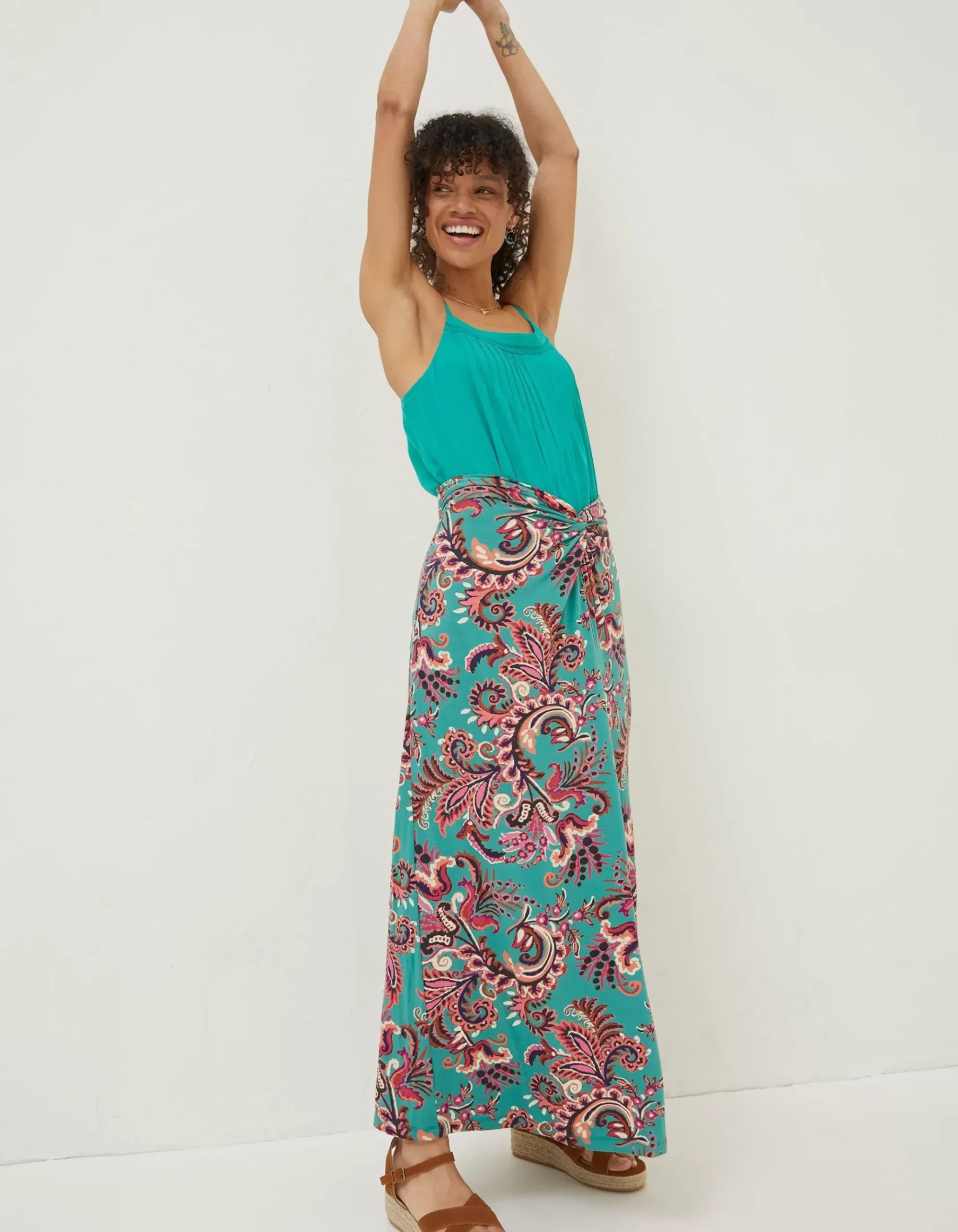 Shona Festival Jersey Maxi Skirt