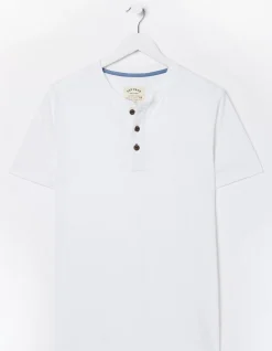 Short Sleeve Slub Henley T-Shirt