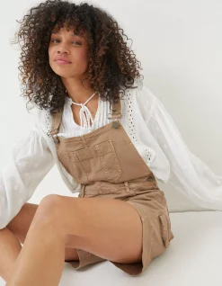 Shortie Canvas Dungarees