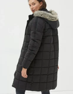 Sienna Quilted Mid Length Coat