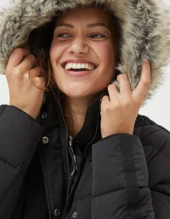 Sienna Quilted Mid Length Coat