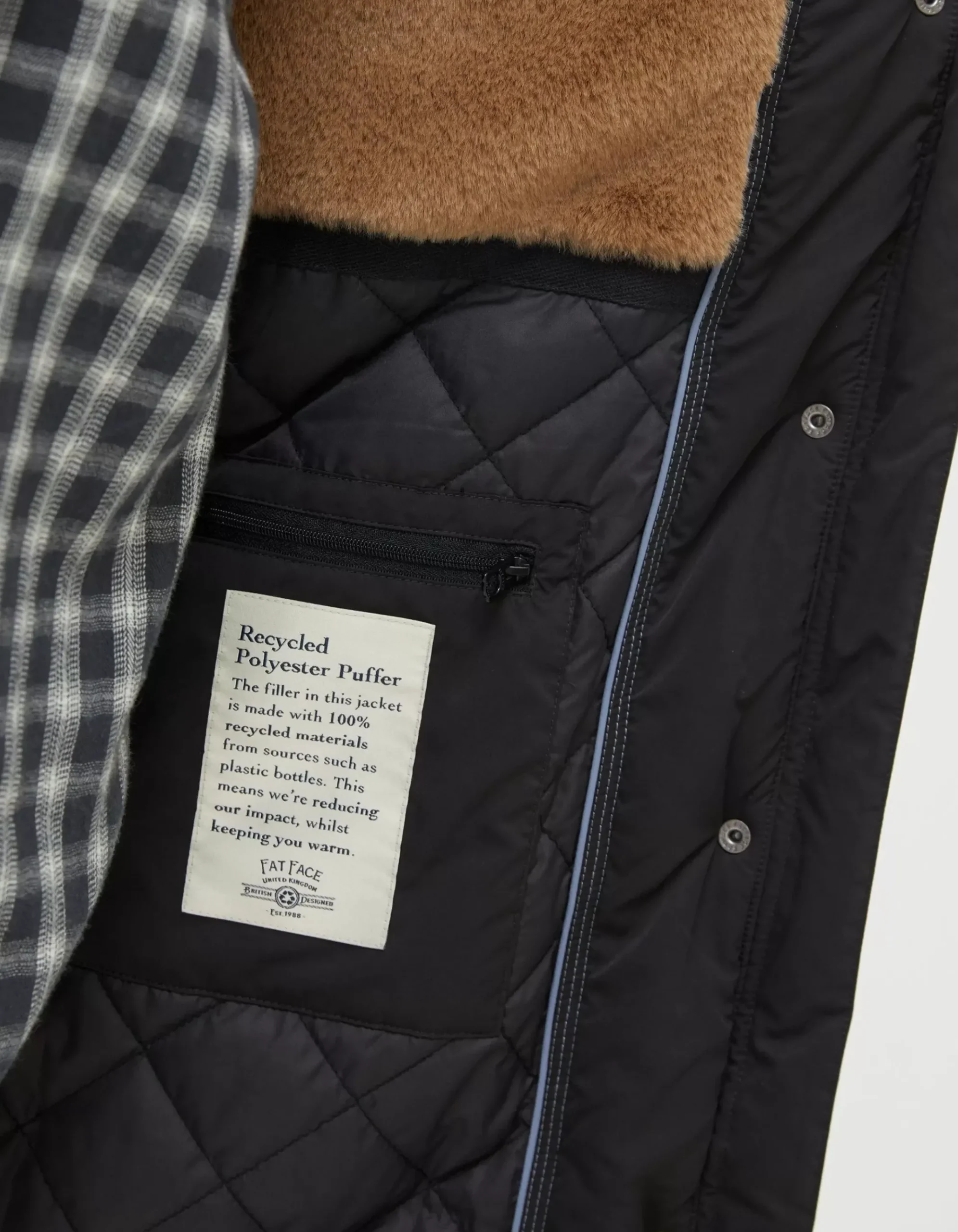 Sienna Quilted Mid Length Coat