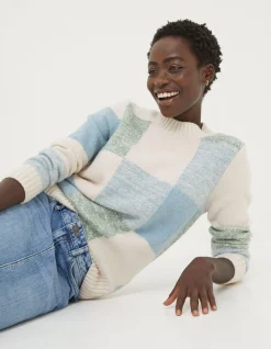 Sienna Square Patterned Jumper