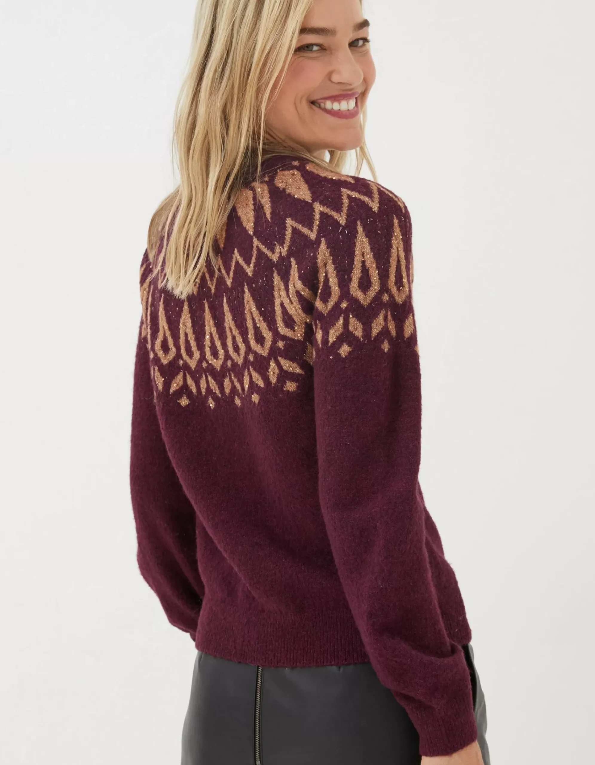Silve Fairisle Sparkle Jumper