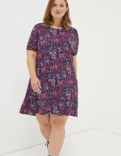 Simone Abstract Jersey Dress