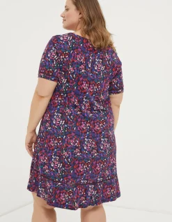 Simone Abstract Jersey Dress
