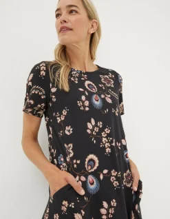Simone Floral Jersey Dress