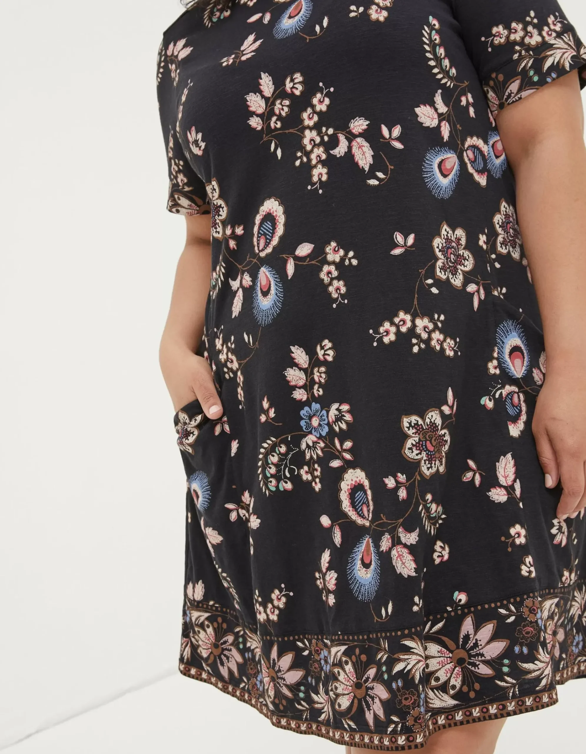 Simone Floral Jersey Dress