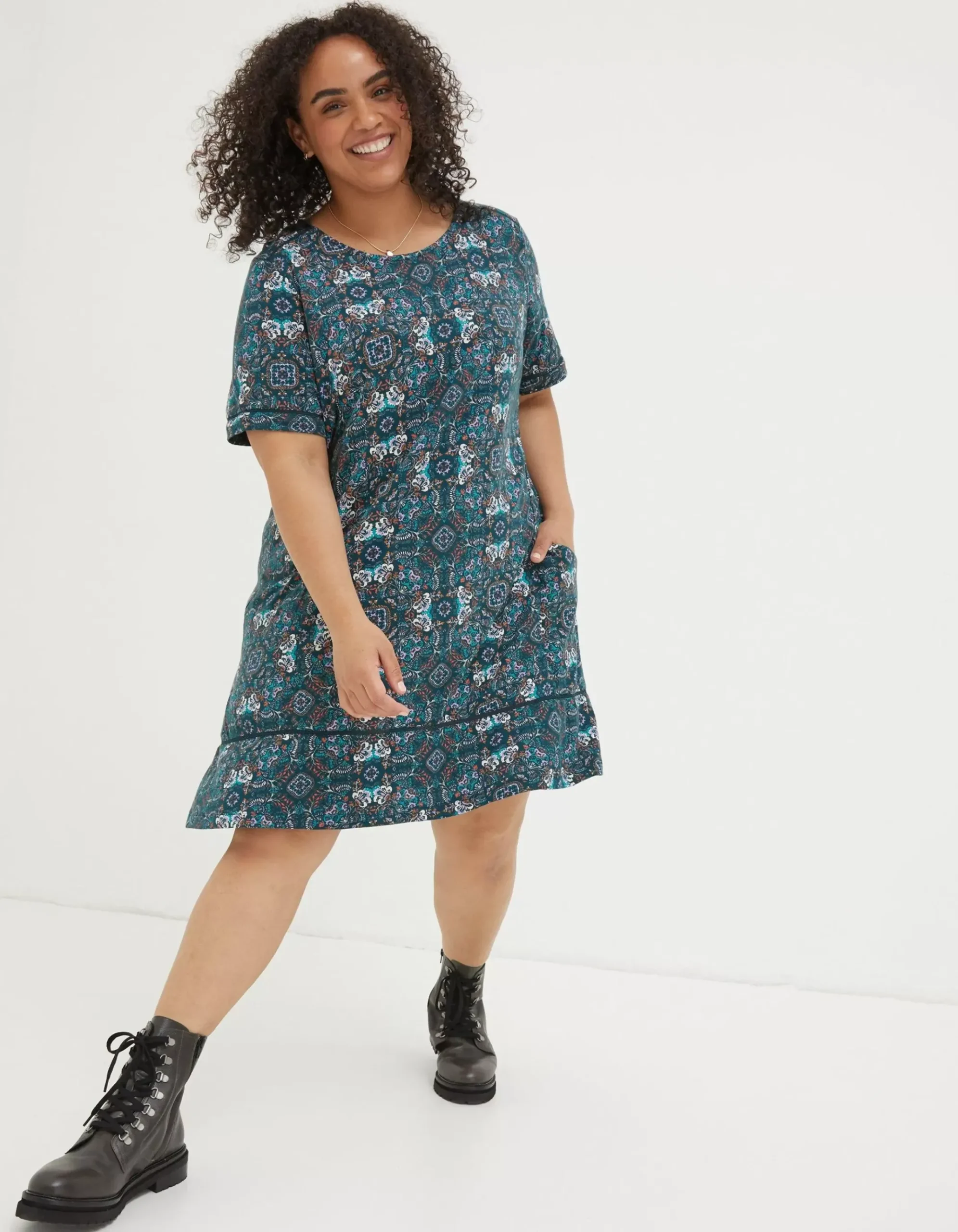 Simone Mirrored Jersey Dress
