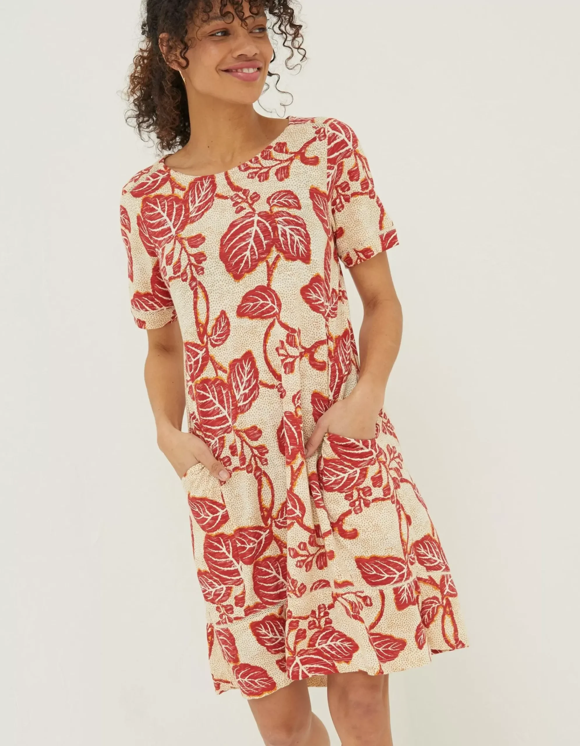 Simone Vine Jersey Dress
