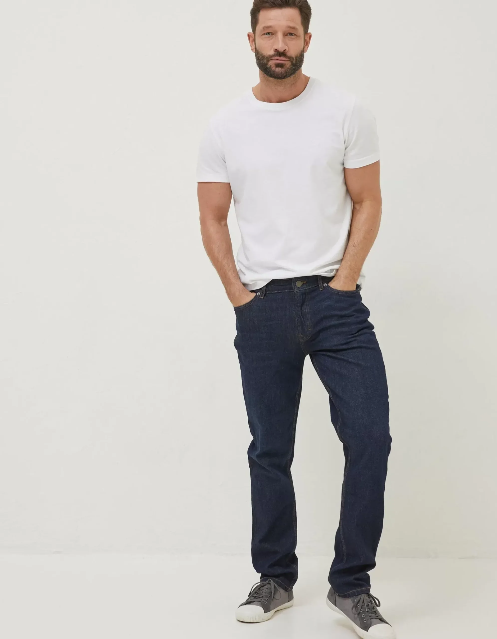 Slim Dark Vintage Wash Jeans