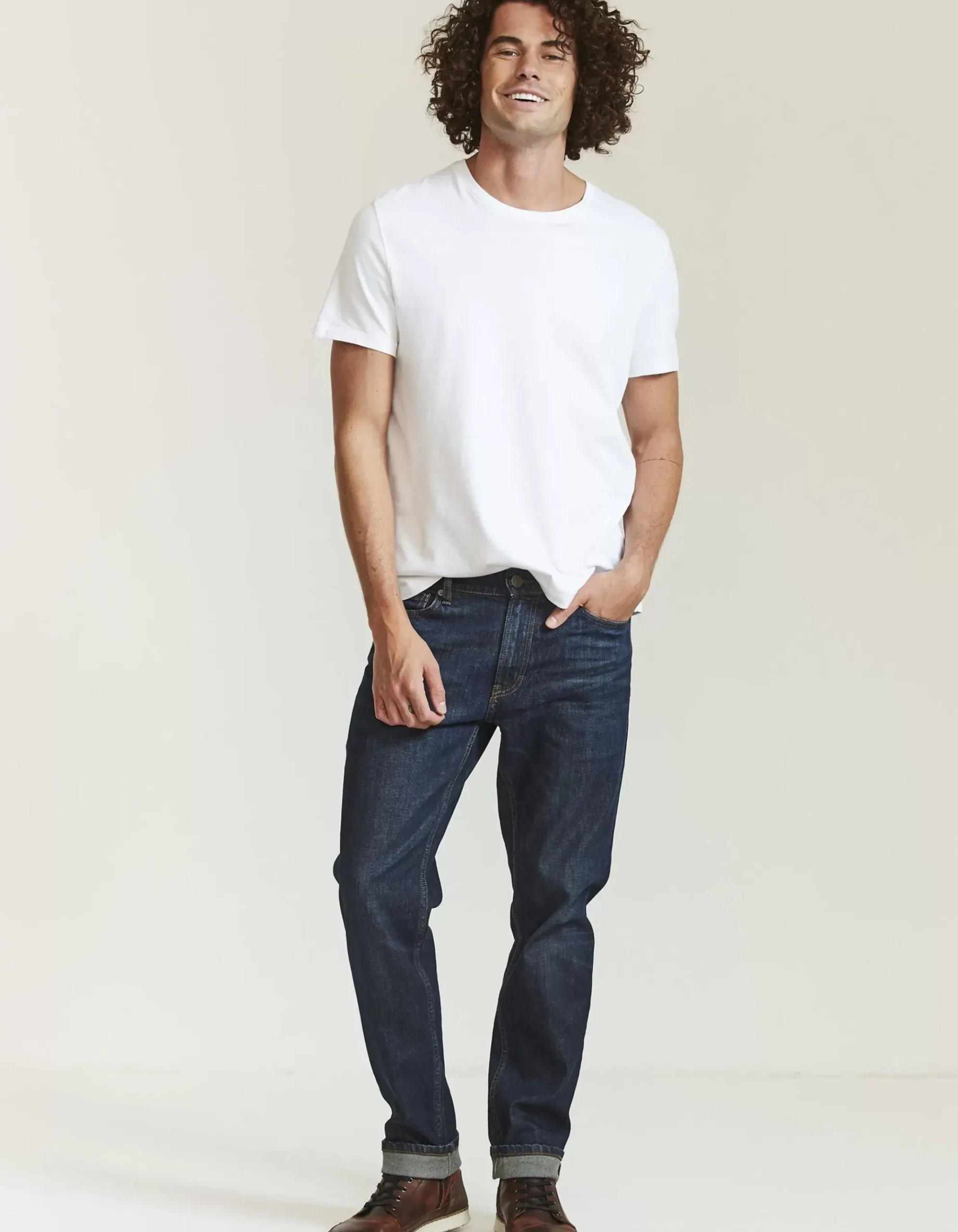 Slim Dark Vintage Wash Jeans