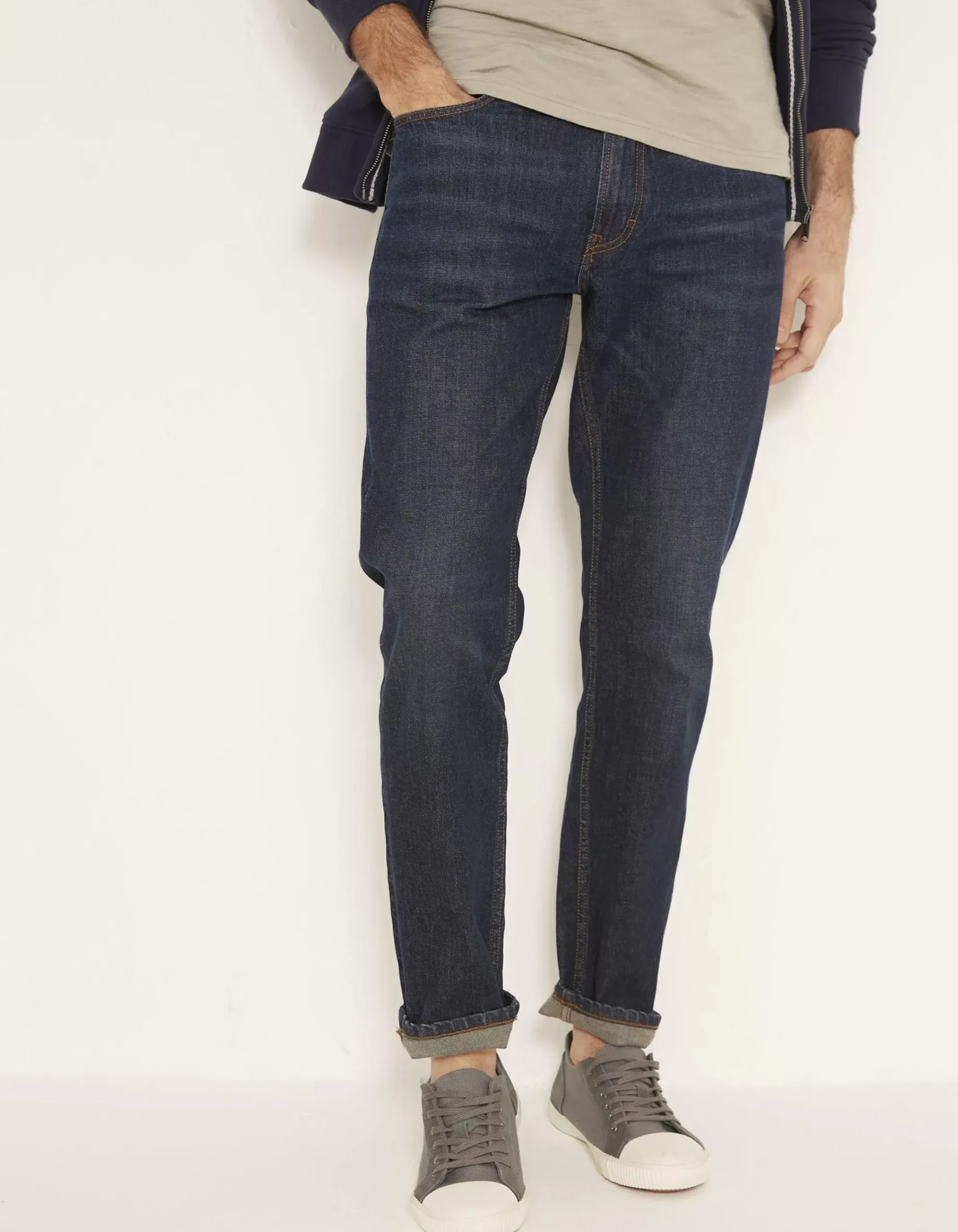 Slim Dark Vintage Wash Jeans