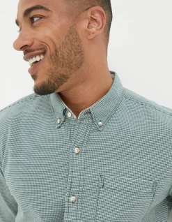 Slim Hove Micro Check Shirt