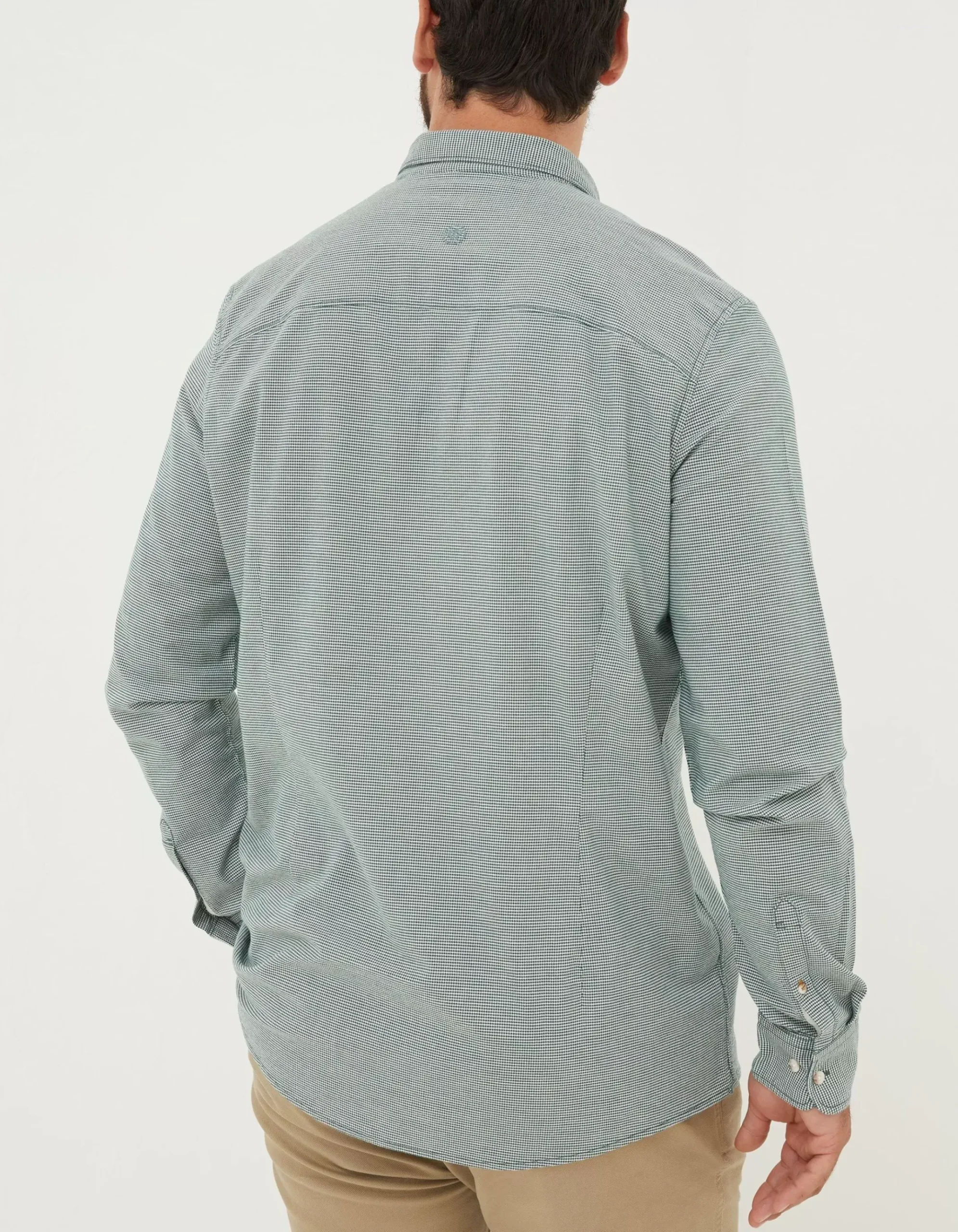 Slim Hove Micro Check Shirt
