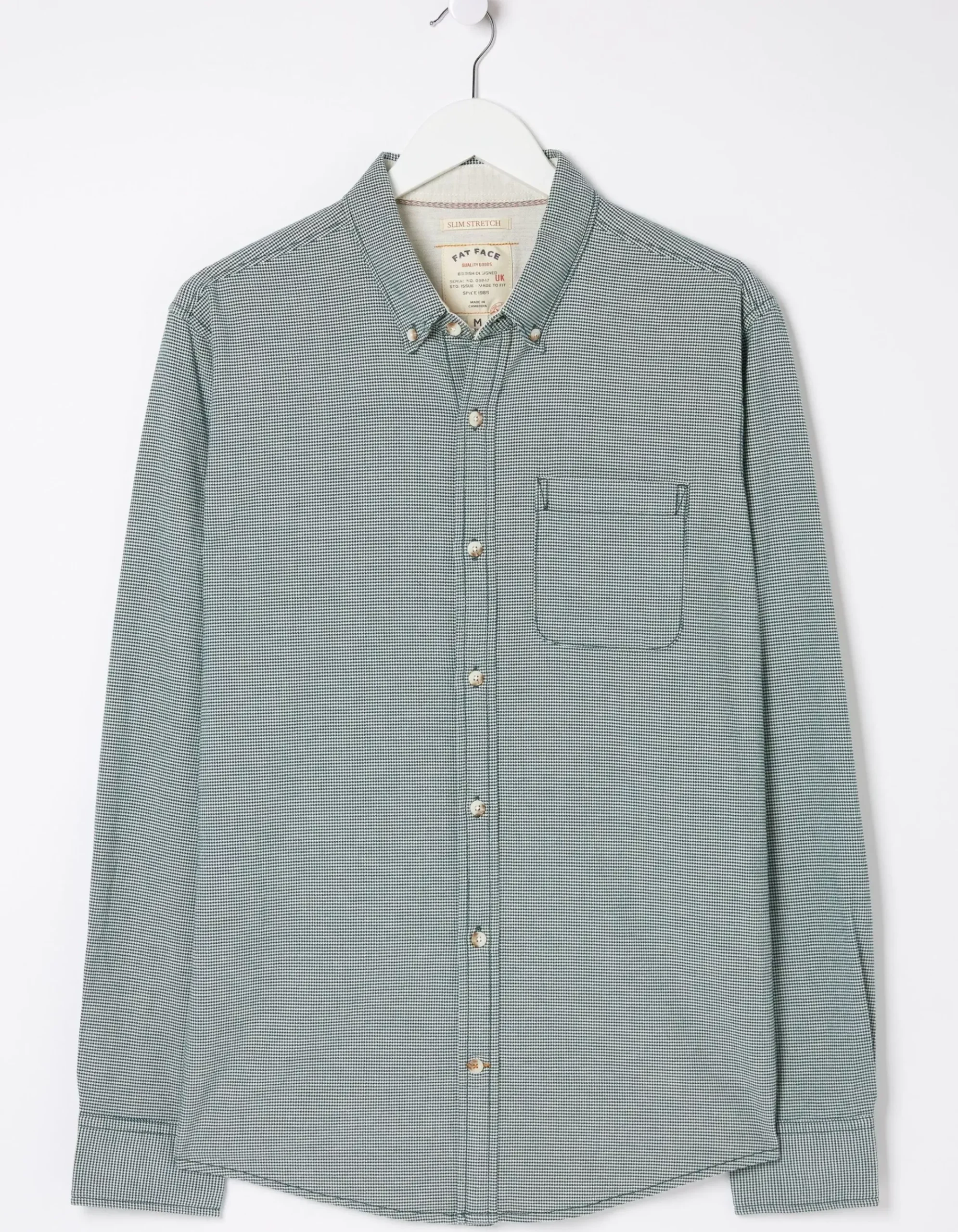 Slim Hove Micro Check Shirt