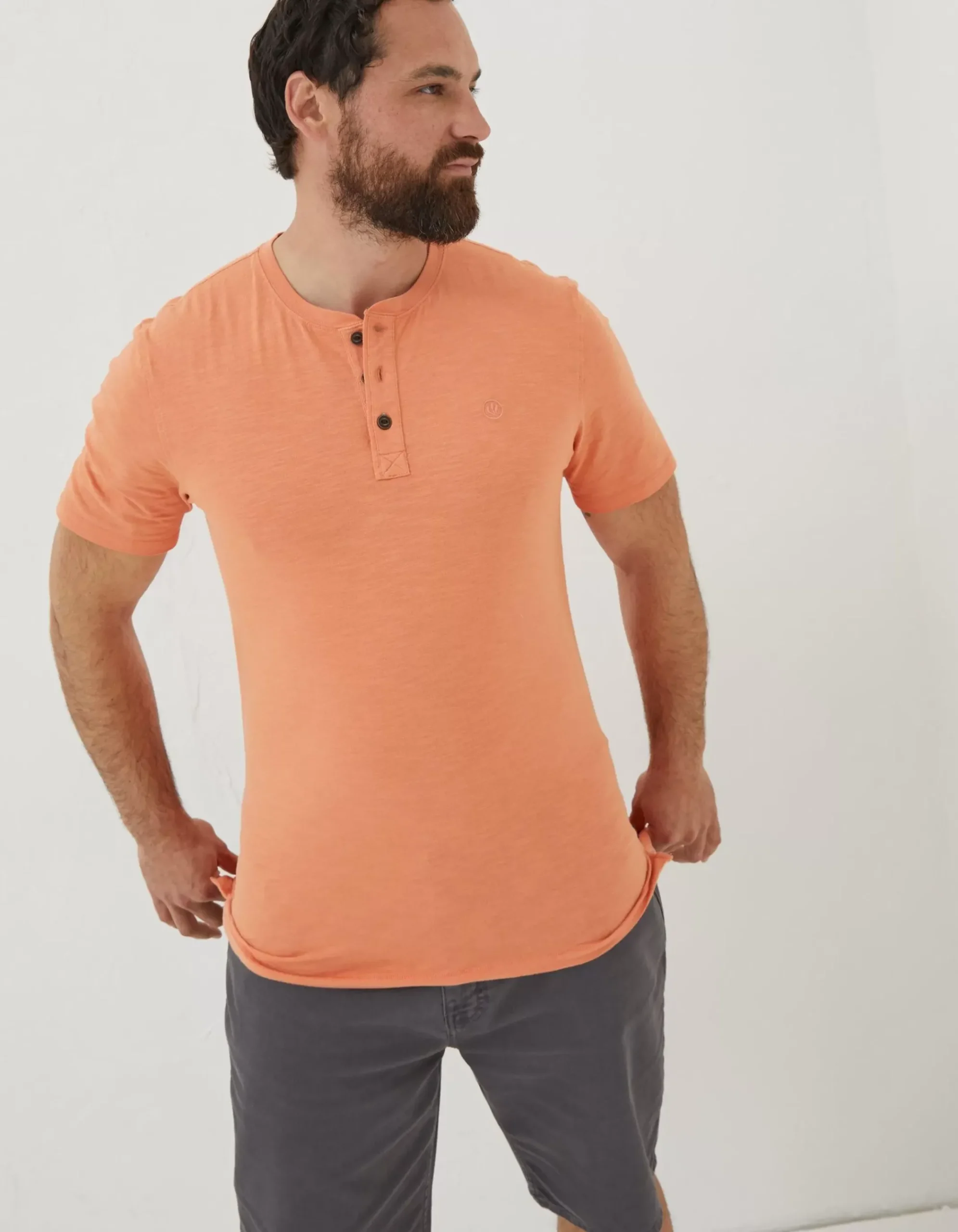 Slub Henley T-Shirt