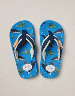 Snail And The Whale Flip Flops