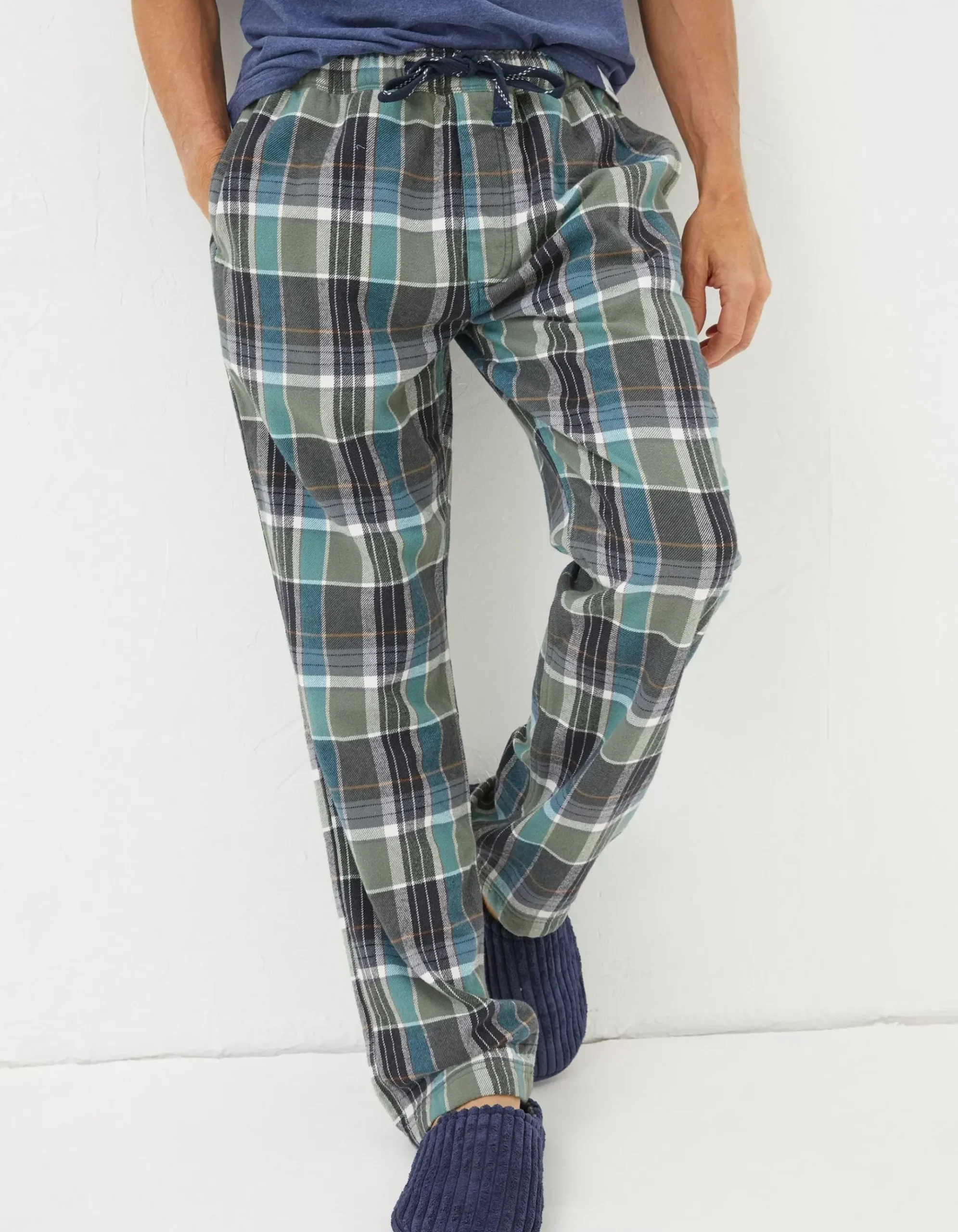 Southsea Checked Pyjama Bottoms