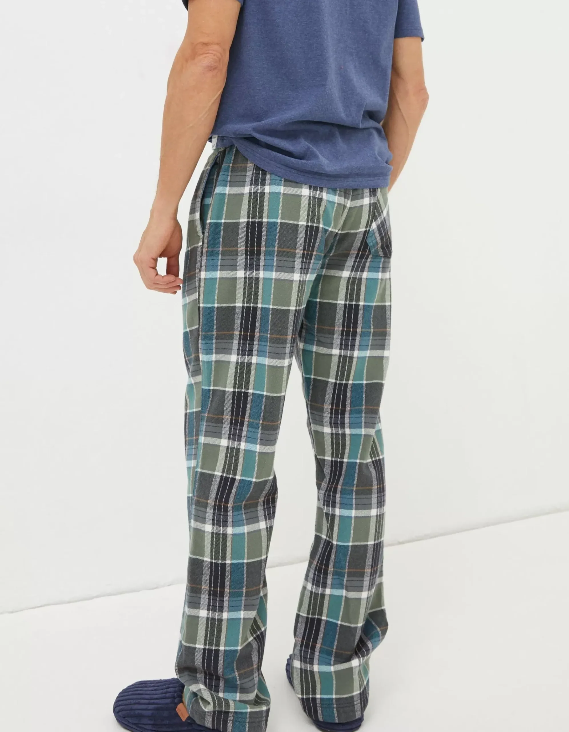Southsea Checked Pyjama Bottoms