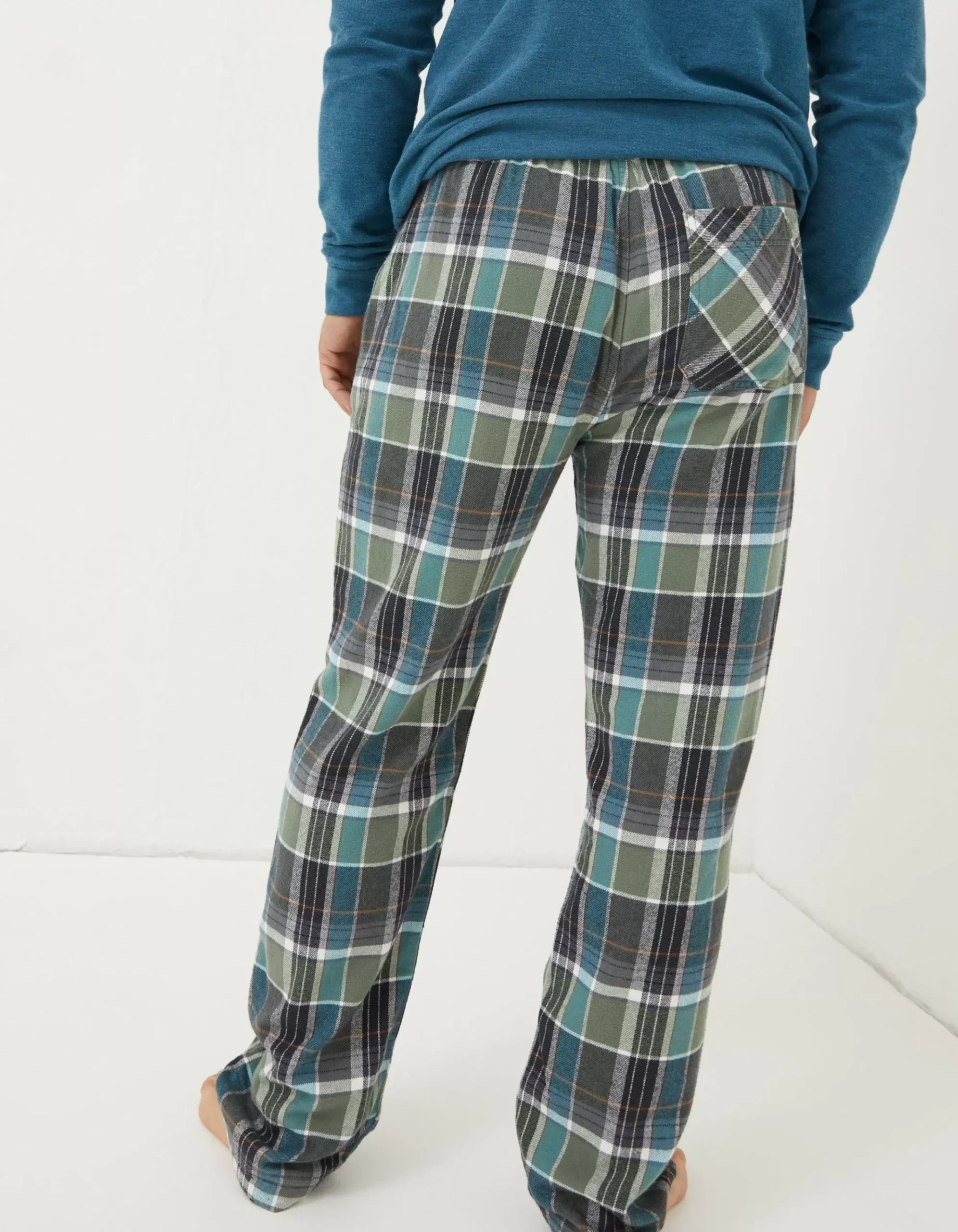 Southsea Checked Pyjama Bottoms