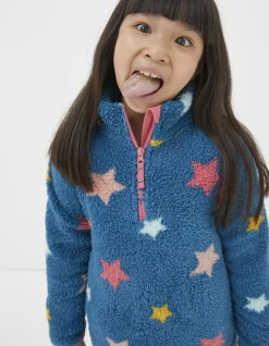 Star Fleece Half Neck Sweatshirt