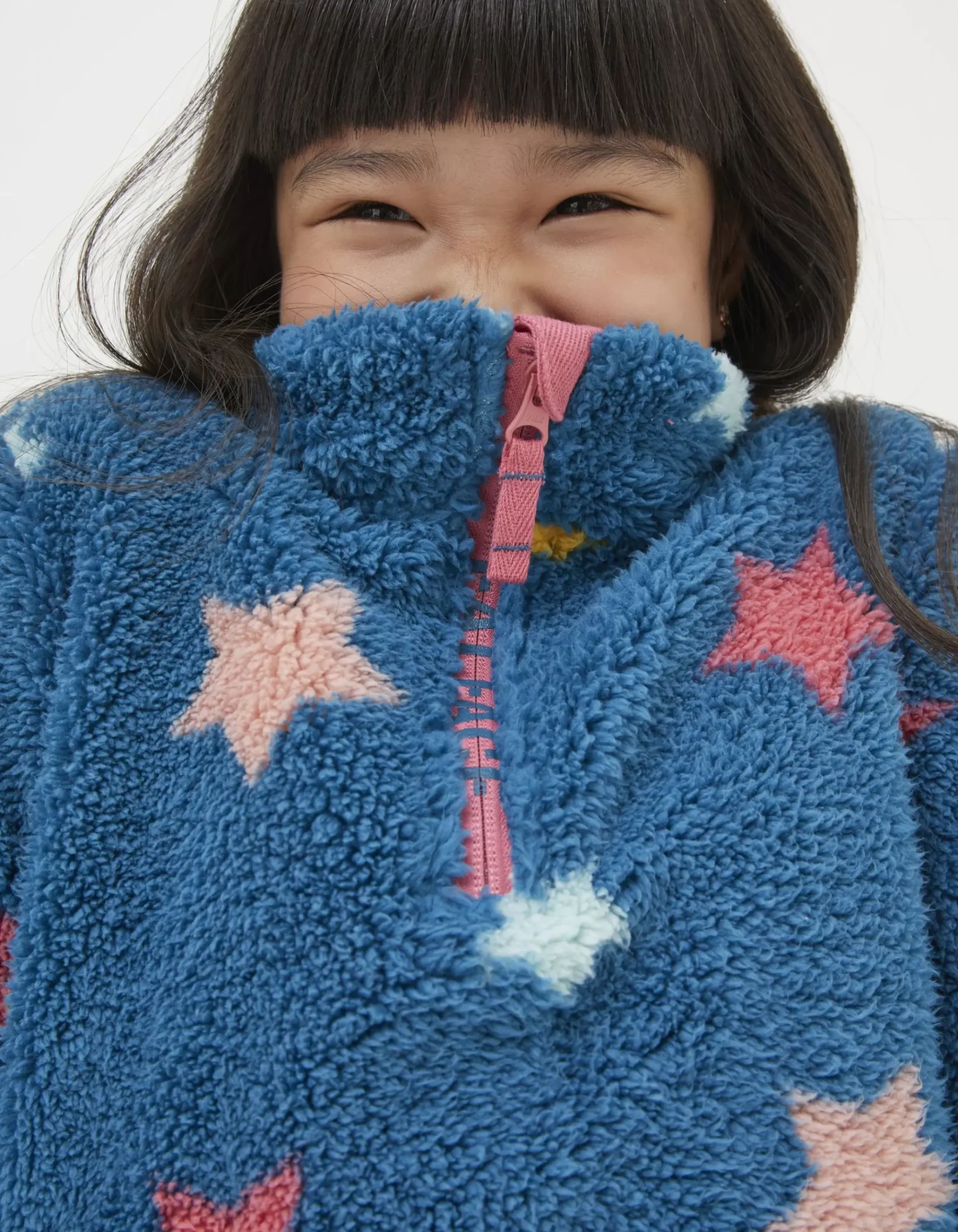 Star Fleece Half Neck Sweatshirt