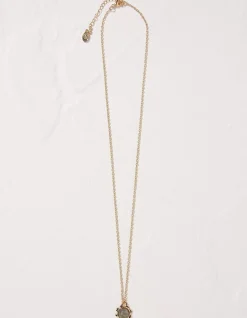 Stone Flower Necklace