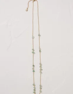 Stone Long Necklace