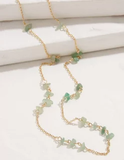 Stone Long Necklace