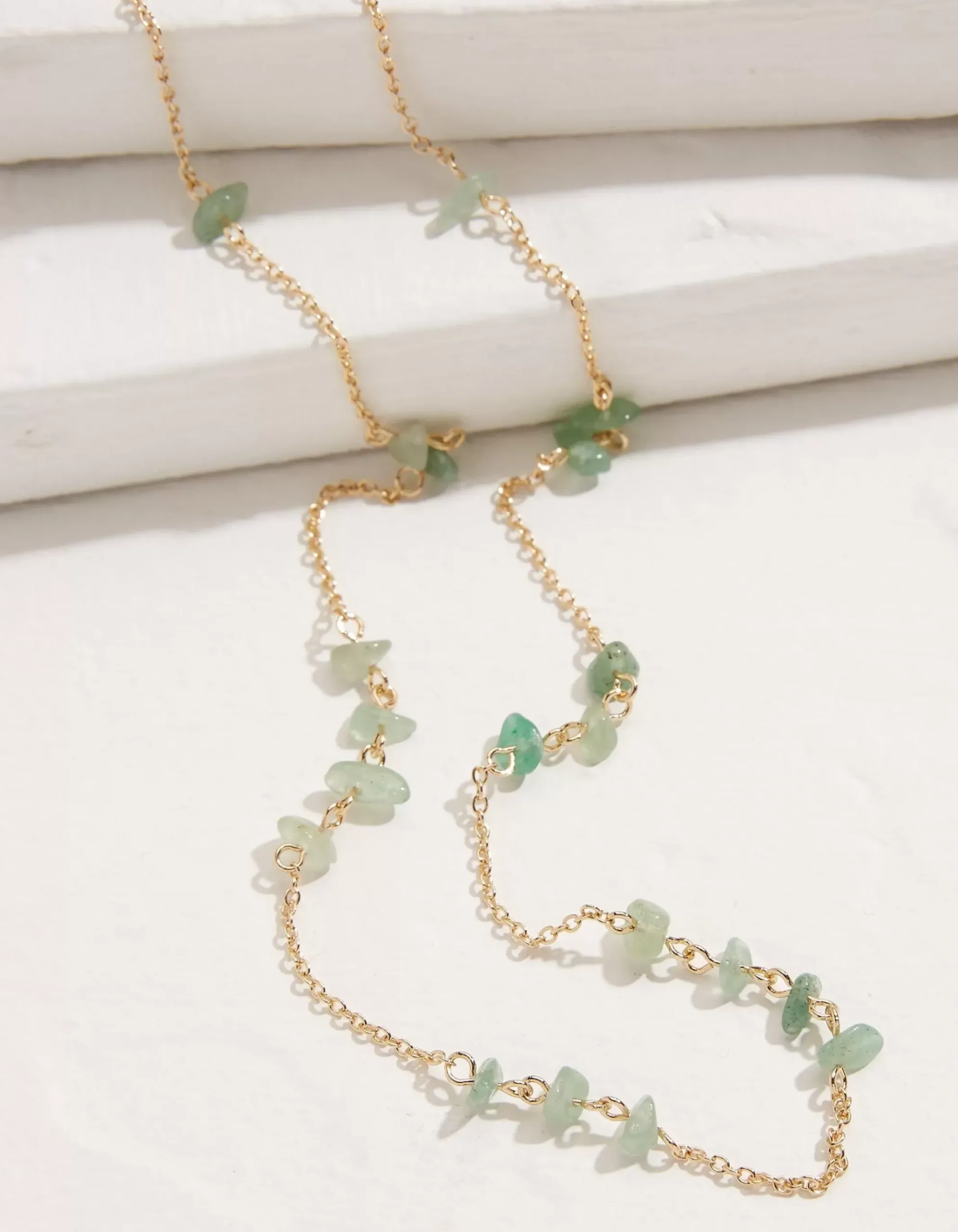 Stone Long Necklace