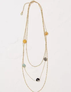 Stone Stack Necklace