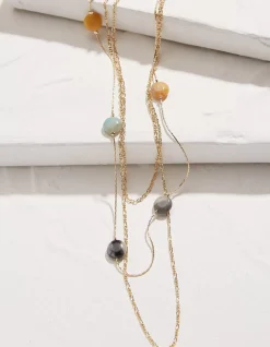 Stone Stack Necklace