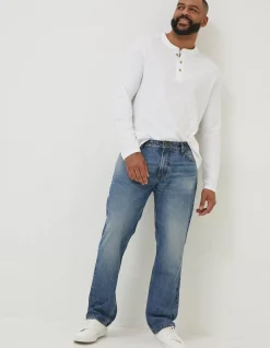 Straight Authentic Wash Jeans