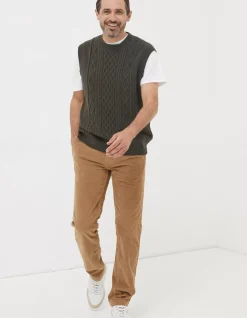 Straight Cord Trousers