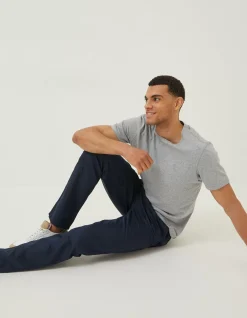 Straight Cotton Linen Trousers