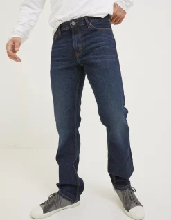 Straight Dark Vintage Wash Jeans