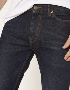Straight Dark Vintage Wash Jeans