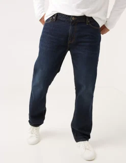 Straight Dark Vintage Wash Jeans