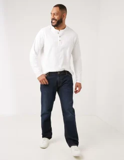 Straight Dark Vintage Wash Jeans