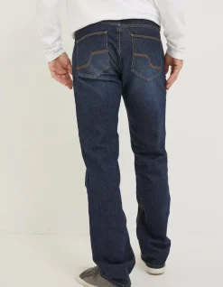 Straight Dark Vintage Wash Jeans